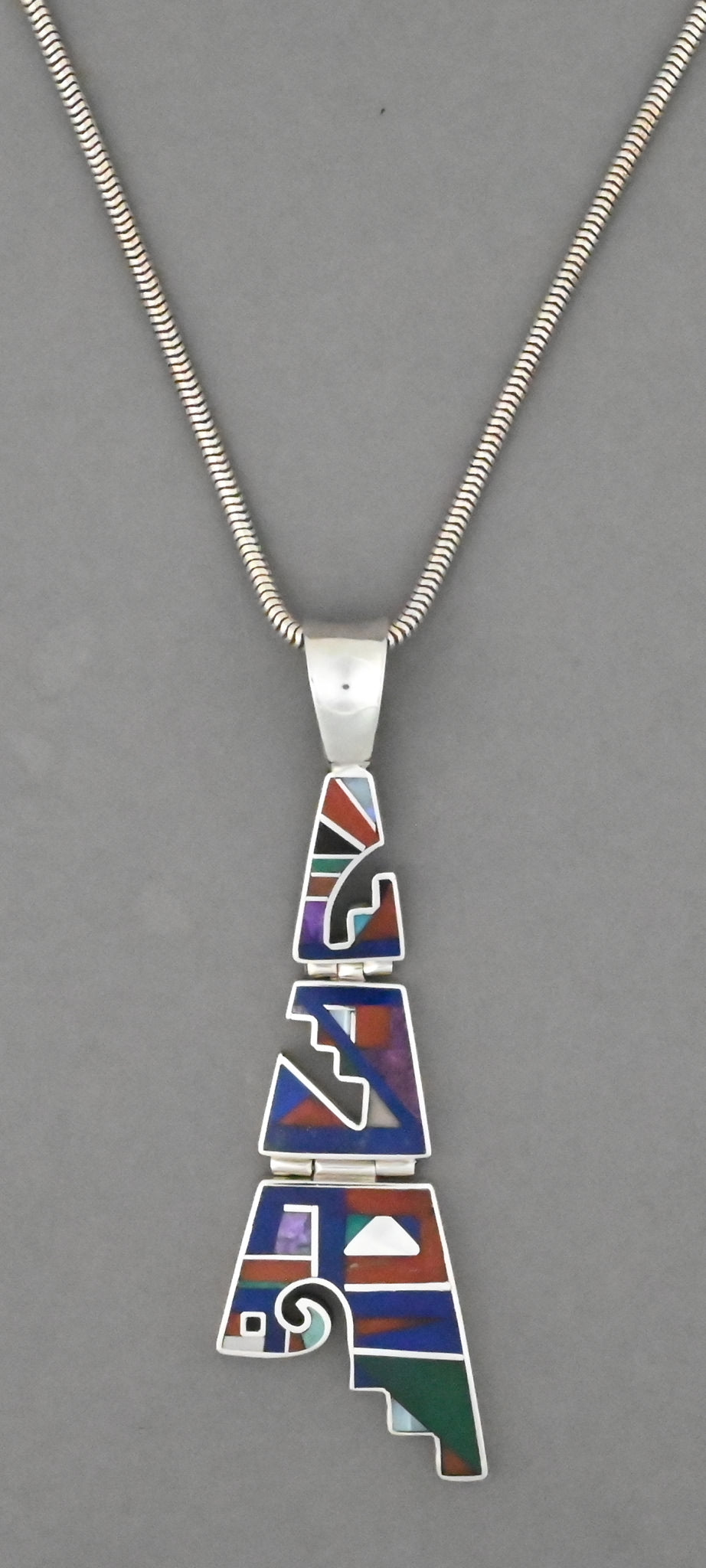 Pendant with Inlay by Frank Carrillo