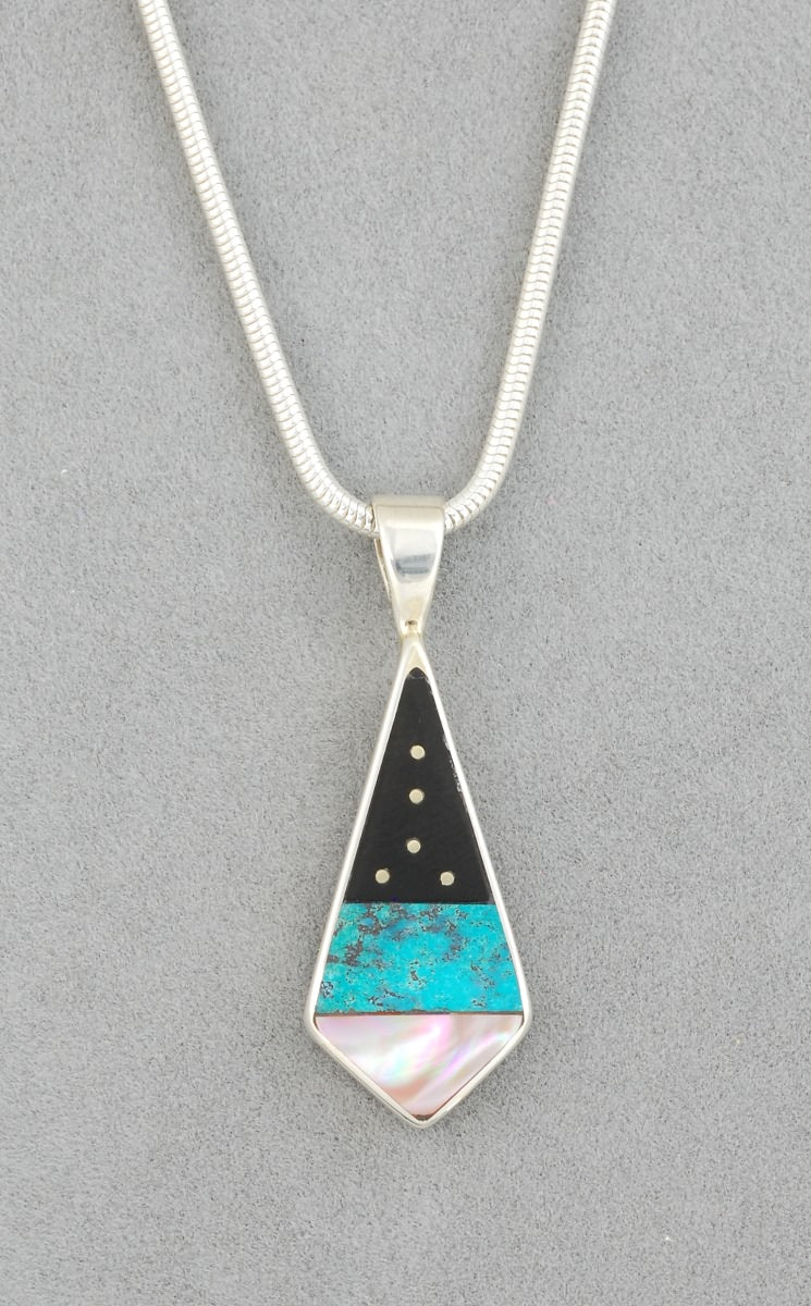 Pendant with Inlay by Jimmy Poyer