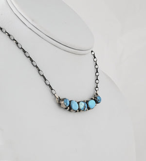 Pendant with Golden Hills Turquoise by Angela Martin