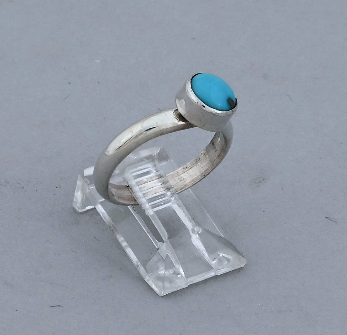Ring with Turquoise by M.Pesklu