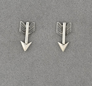 Earrings with Small Arrows on Posts