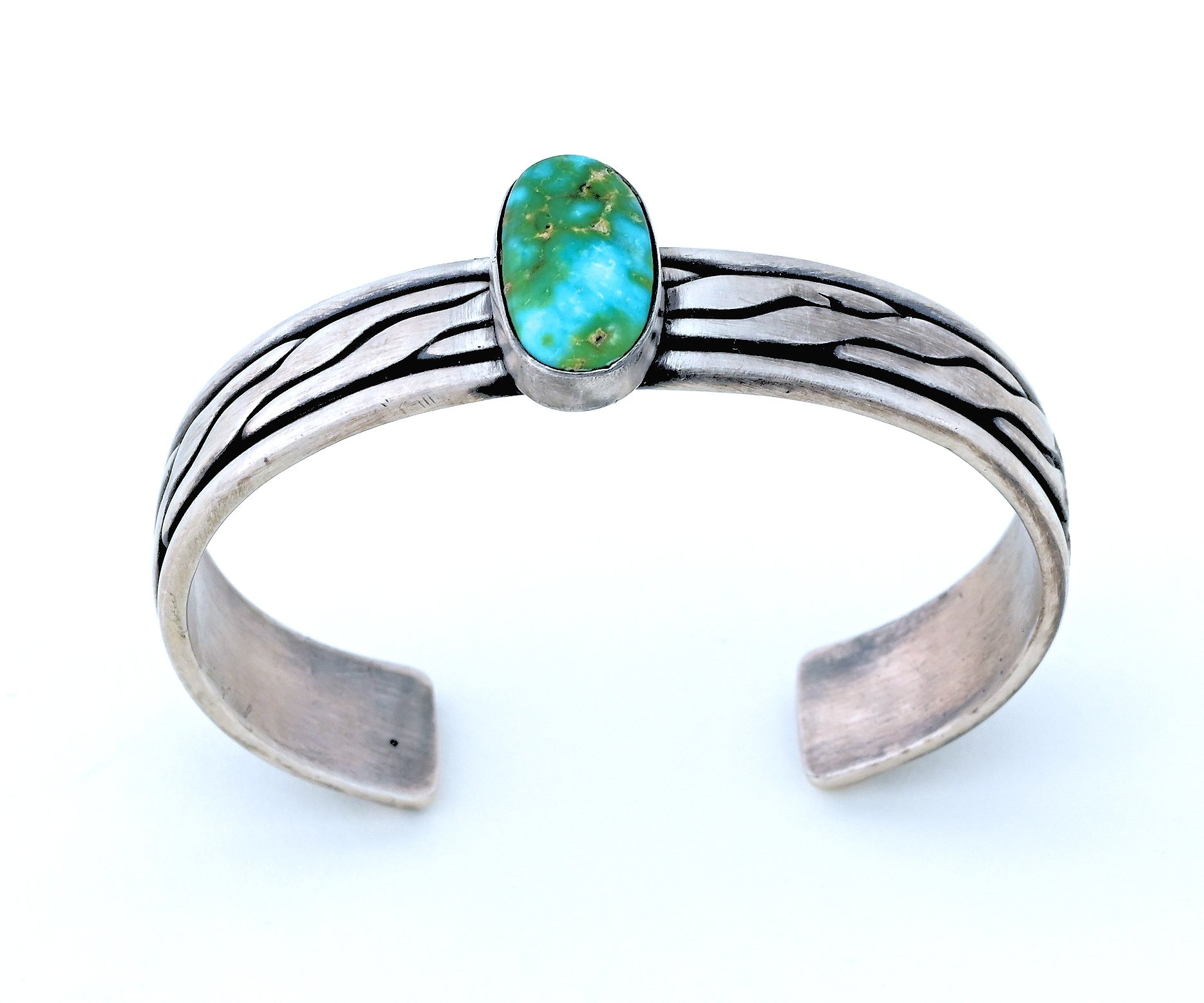 Bracelet with Sonoran Gold Turquoise by Raymond Coriz