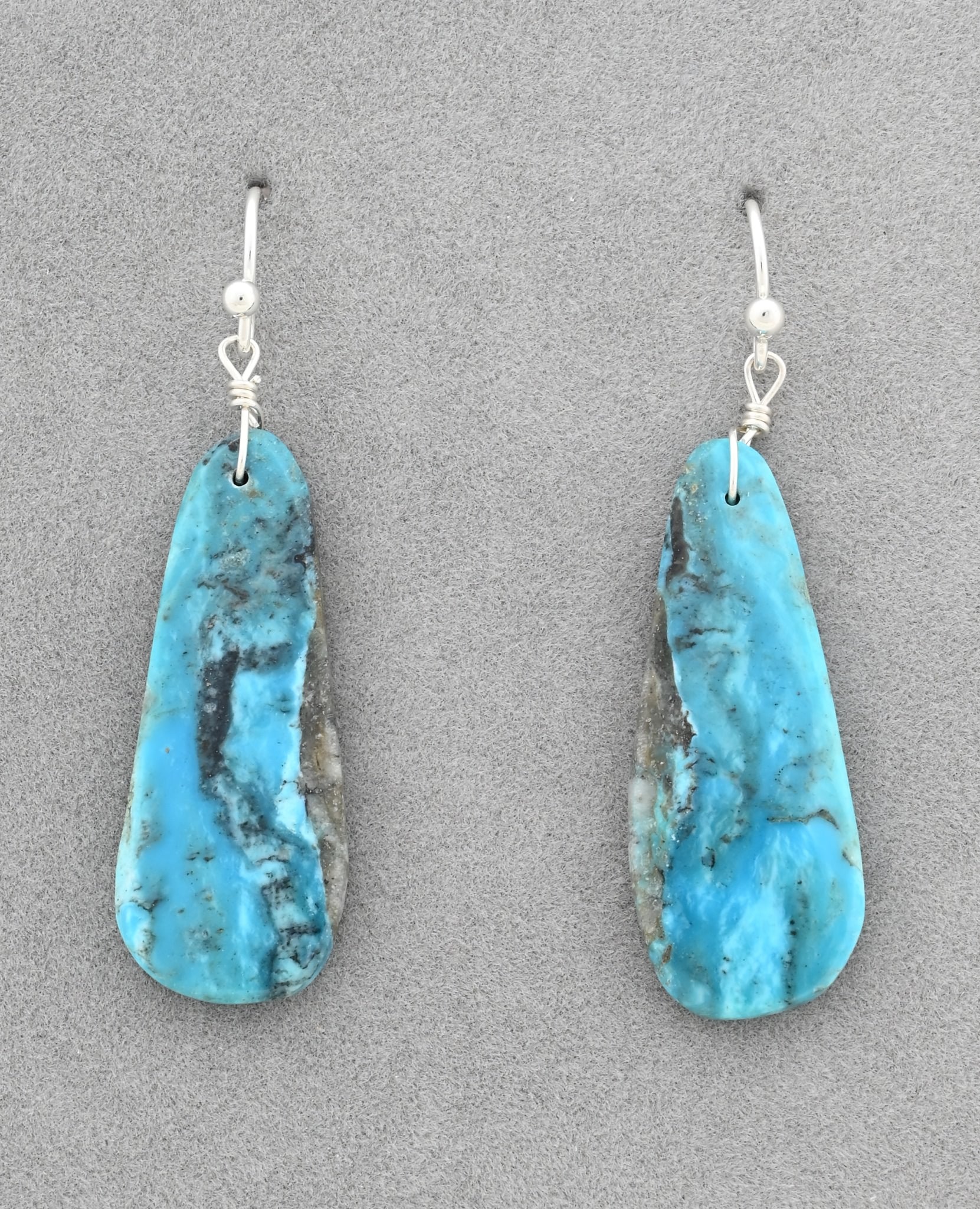 Green Turquoise Slab ER on Wires by Ronald Chavez