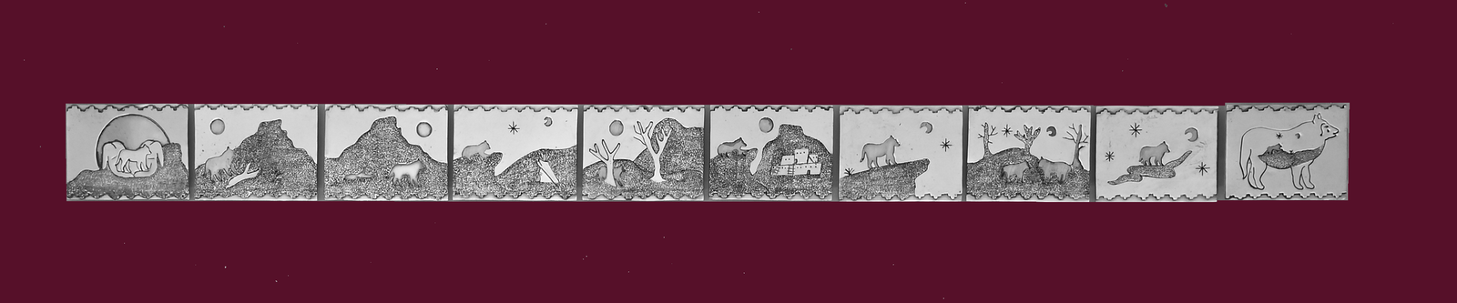 Wolf Memories Belt (Caddo-Pawnee) c.1994