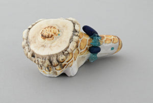 Turtle Fetish with Necklace and Baby by Robert Weahkee
