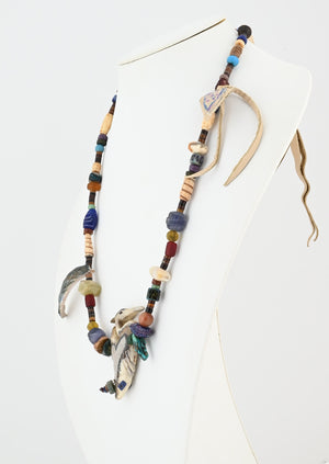"The Grandmother" Blue Heron Necklace by Lee Courtney