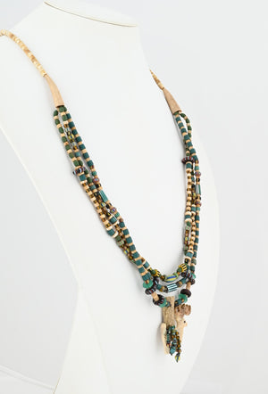 "Bugling Wapiti" Elk Necklace by Linda Lee Courtney