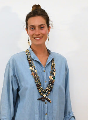"Galloping Horse" Necklace by Linda Lee Courtney