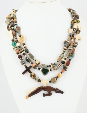 "Galloping Horse" Necklace by Linda Lee Courtney