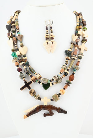 "Galloping Horse" Necklace by Linda Lee Courtney