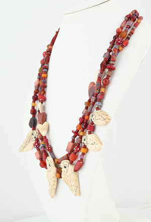 "Barn Owl" Necklace by Linda Lee Courtney