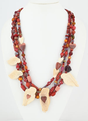 "Barn Owl" Necklace by Linda Lee Courtney