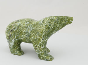 Walking Bear by Johnny Saggiatok