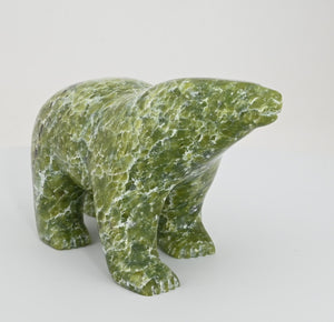 Walking Bear by Johnny Saggiatok