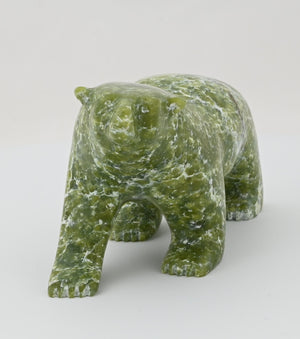 Walking Bear by Johnny Saggiatok