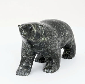 Walking Bear by Johnny Saggiatok