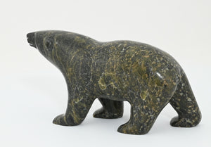 Walking Bear by Johnny Saggiatok