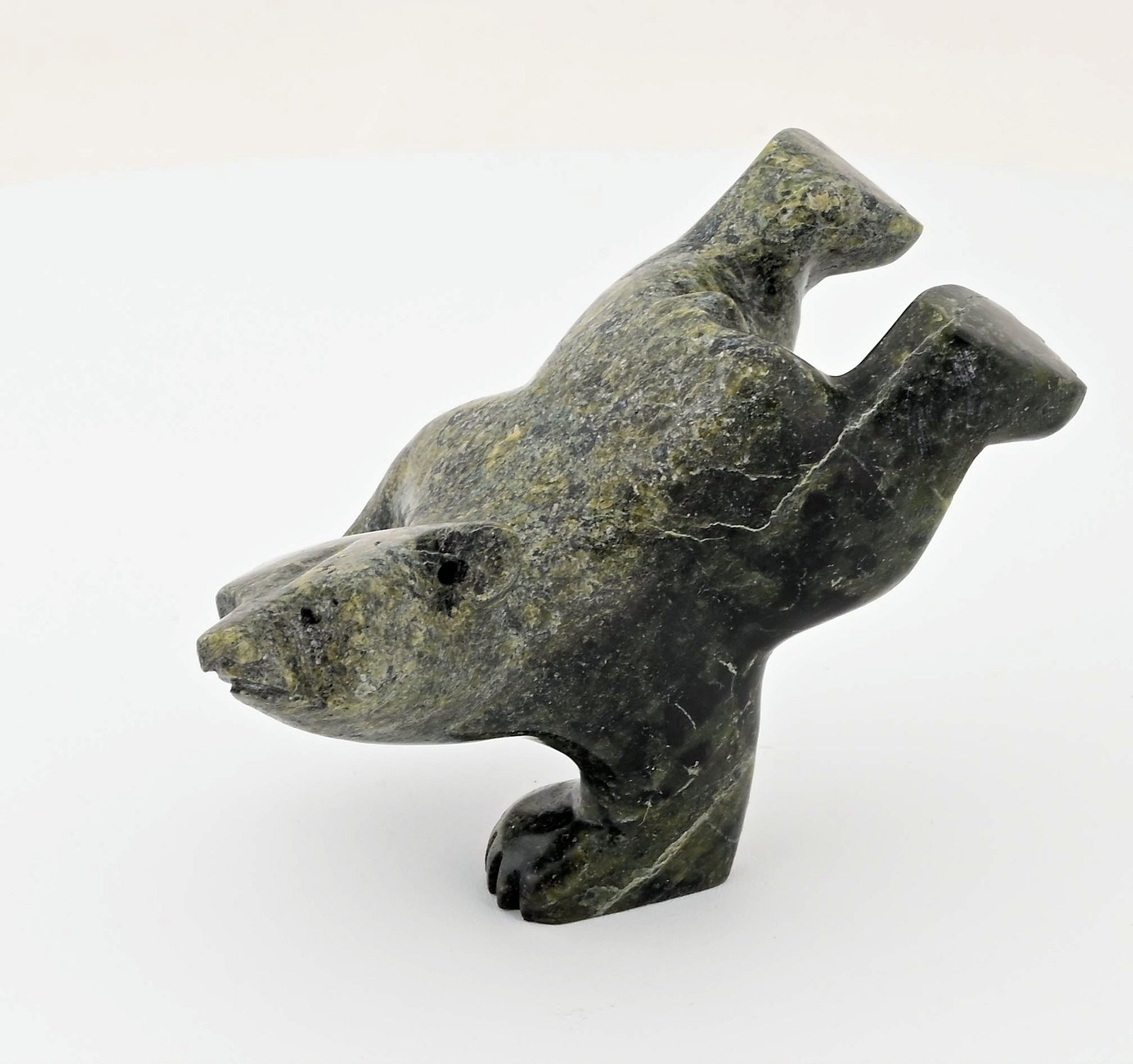 Diving Bear by Mosesee Pootoogook