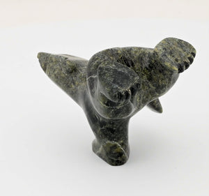 Diving Bear by Mosesee Pootoogook