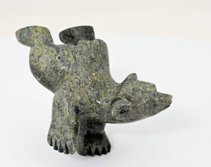 Diving Bear by Mosesee Pootoogook