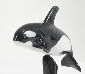Killer Whale by Johnnysa Mathewsie of Kinngait, Nunavut, Canada