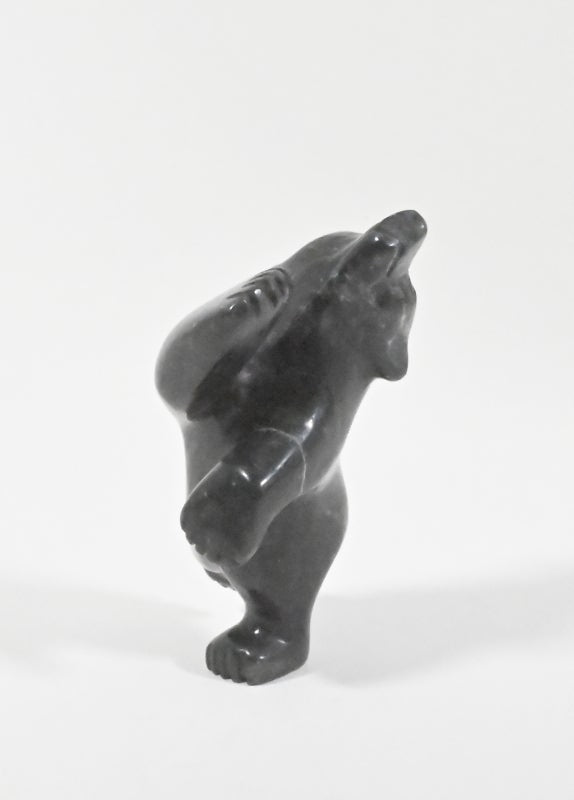 Dancing Polar Bear by Adamie Mathewsie of Kinngait, Nunavut, Canada