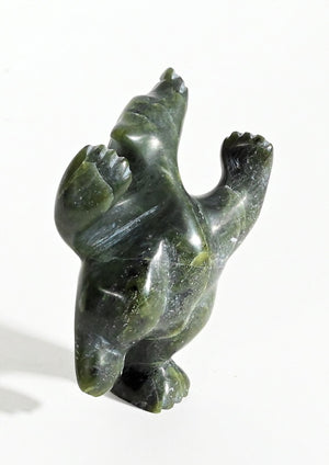 Dancing Polar Bear by Ottokie Samayualie