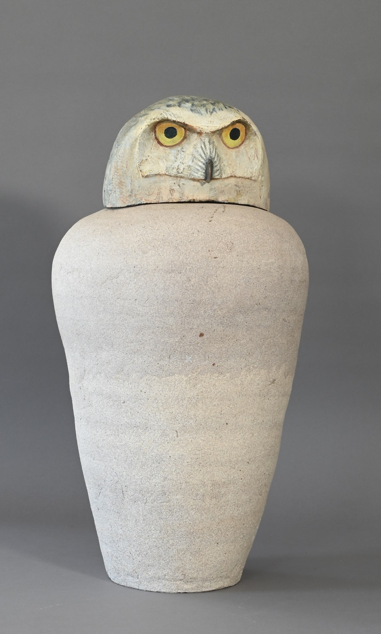Hib Sabin Owl Spirit Jar