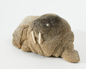 Walrus Sculpture by Mitchell Tooolie