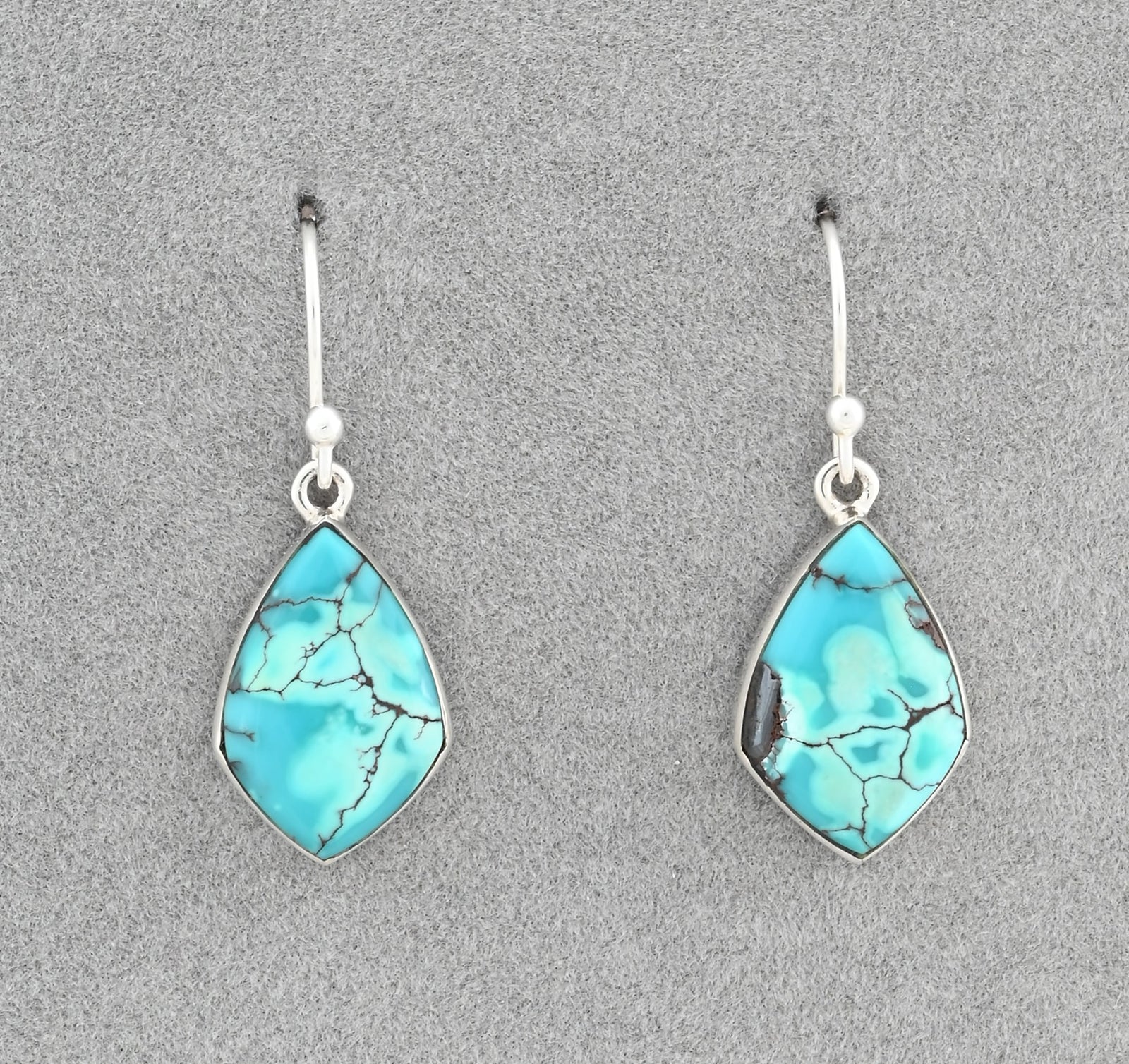 Earrings with Egyptian Turquoise by Cathy Webster