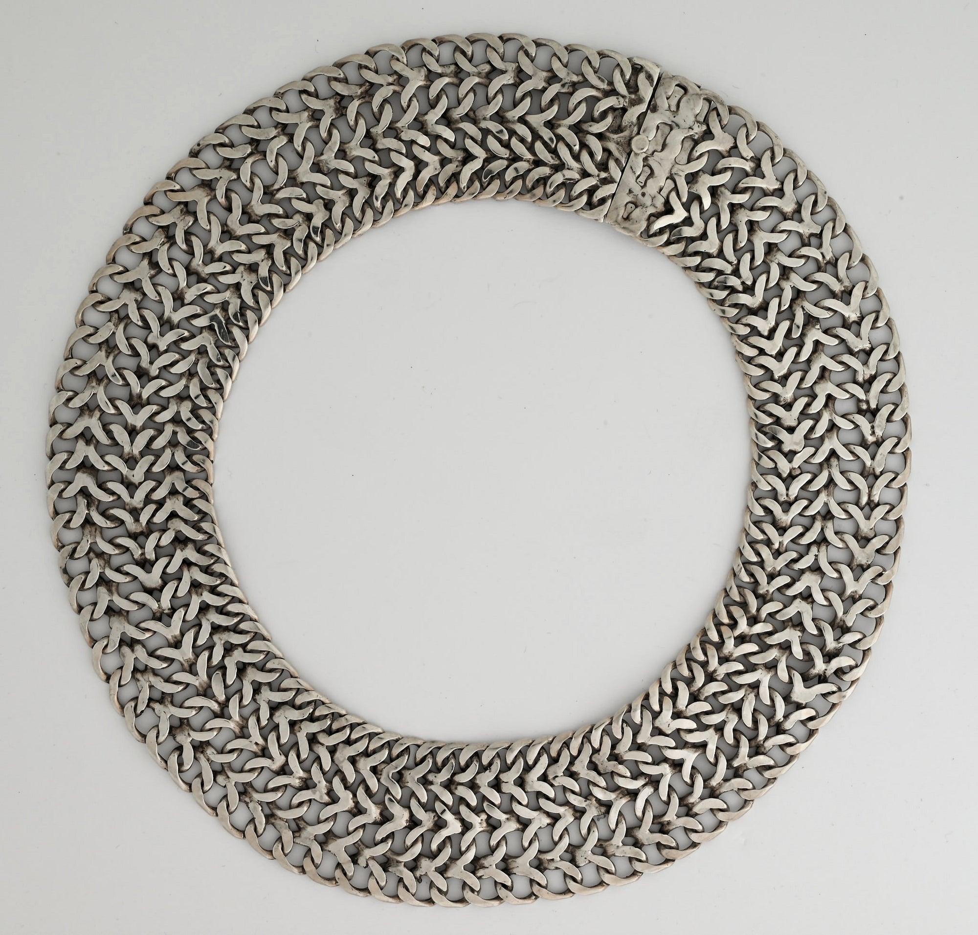 Woven Silver Collar (Mexico) by unknown
