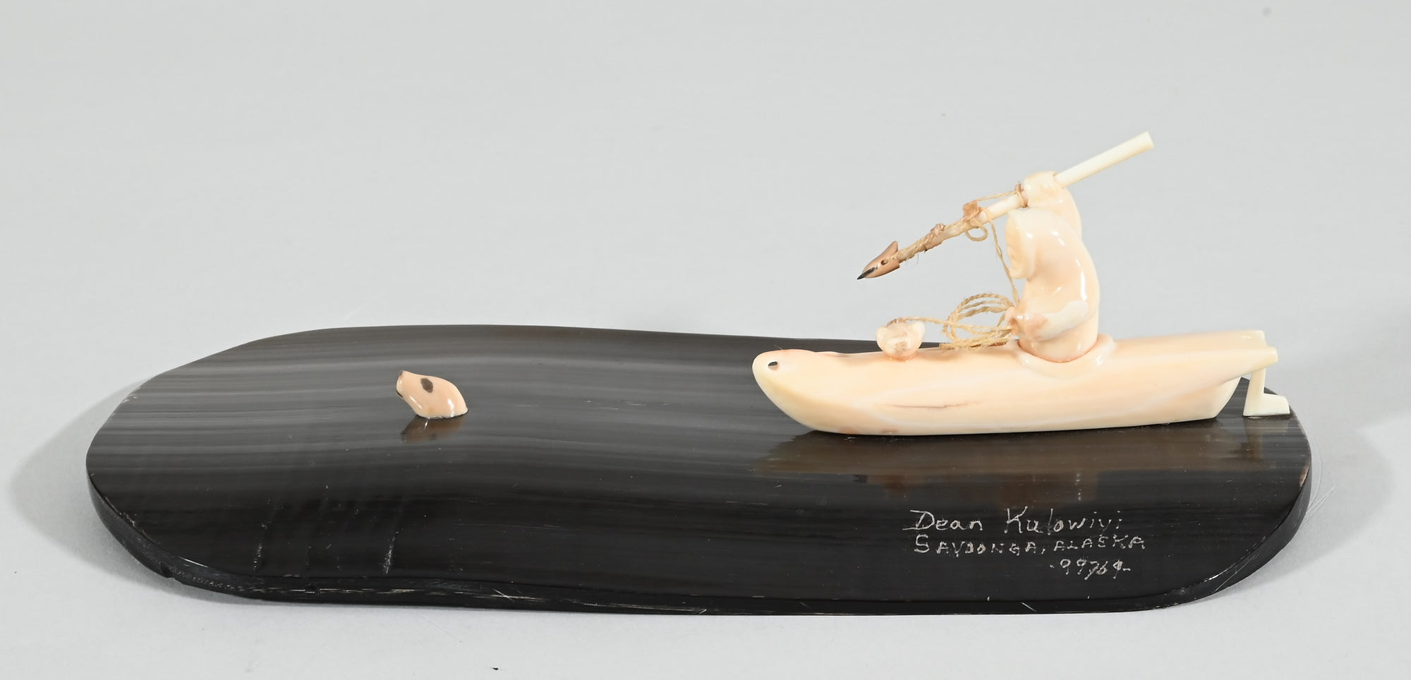 Seal Hunting in the Sea by Dean Kulowiyi
