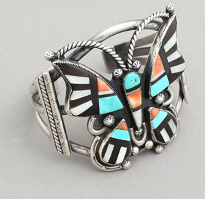 Bracelet, Zuni Butterfly Cuff vintage