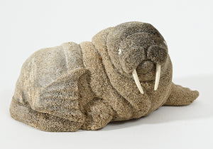 Walrus Sculpture by Mitchell Tooolie