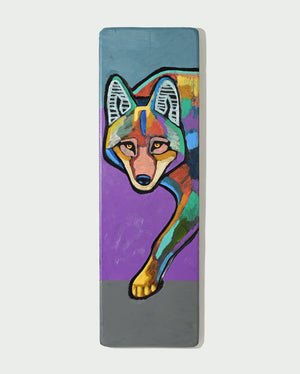 "Wolf" Acrylic on Board by Leland Holiday