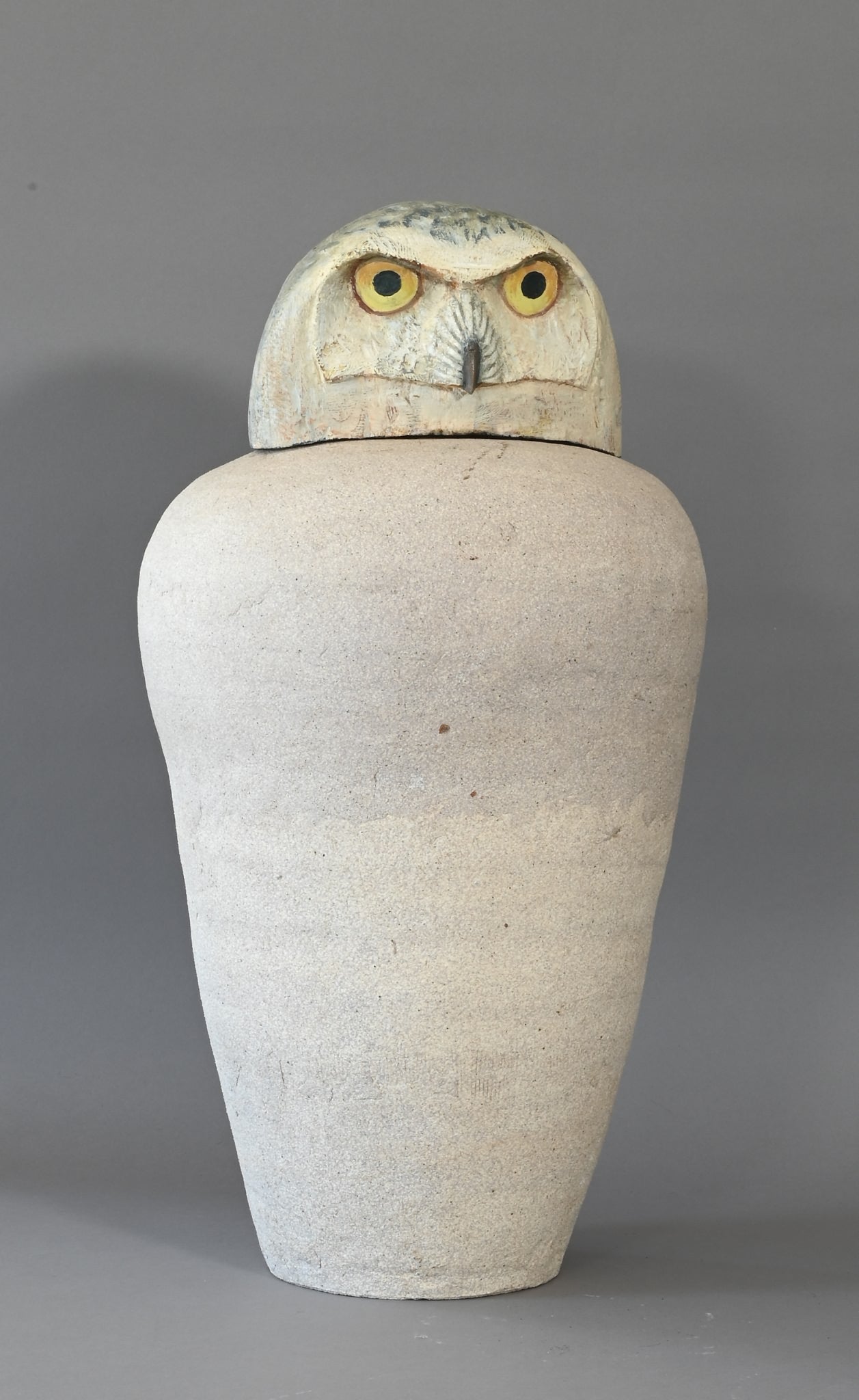 Hib Sabin Owl Spirit Jar