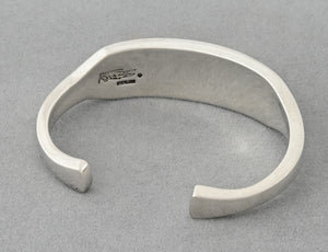 Bracelet, Cuff with inlay by Tracey-Knifewing (vintage)