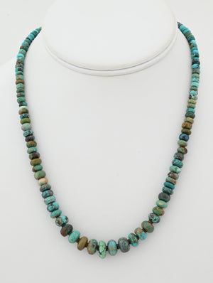 Necklace with Turquoise Beads by Helen Tsosie