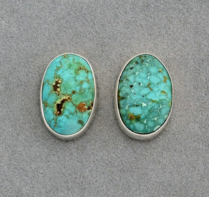 Earrings with Vintage Turquoise