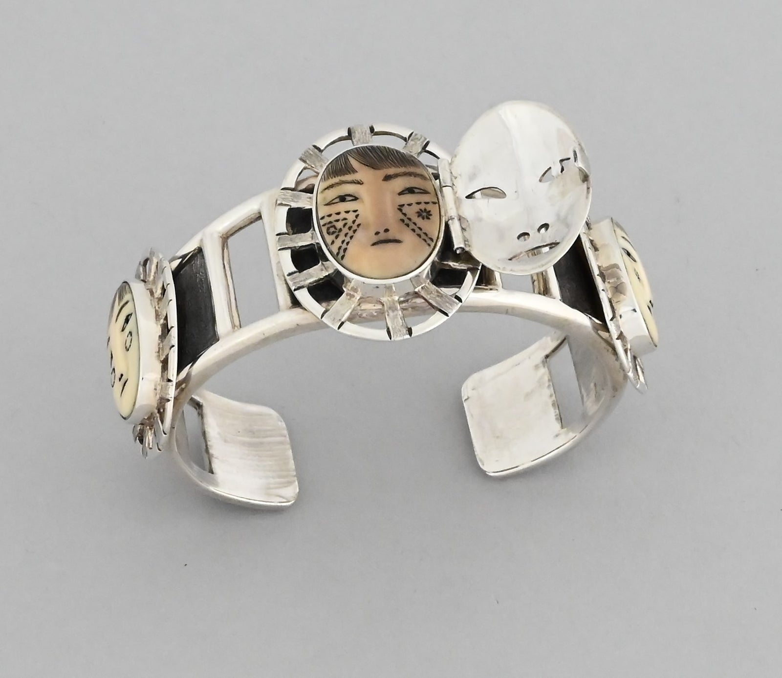 Woman-In-The-Moon Bracelet by Denise Wallace