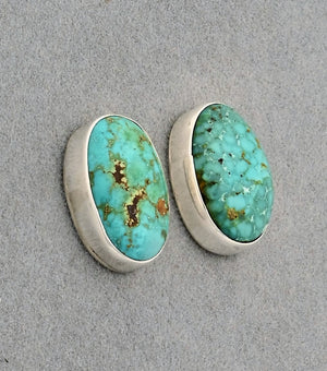 Earrings with Vintage Turquoise
