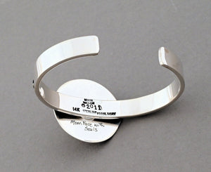Moonface with Seals Bracelet by Denise Wallace w/Gold Dots