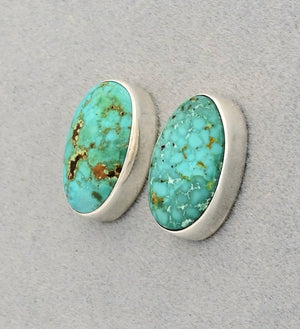 Earrings with Vintage Turquoise