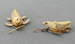 Bird Artifact Earrings by Denise Wallace