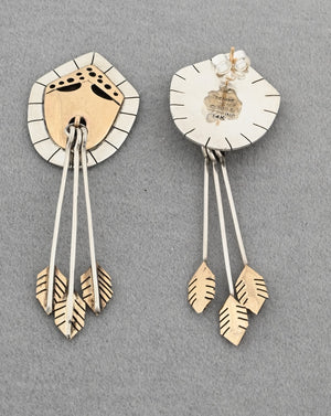 The Spirit of Driftwood Earrings by Denise Wallace