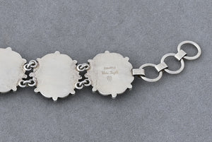 Sterling Link Bracelet with Crosses by Victor Trujillo