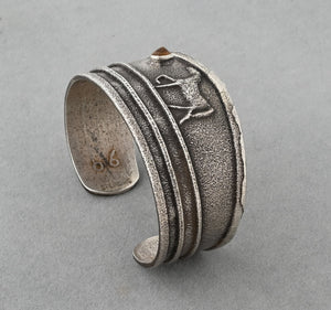 Horse Bracelet with Citrine by Anthony Lovato