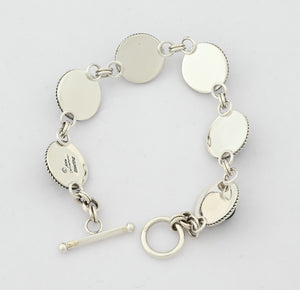 Link Bracelet with Black Onyx by Artie Yellowhorse