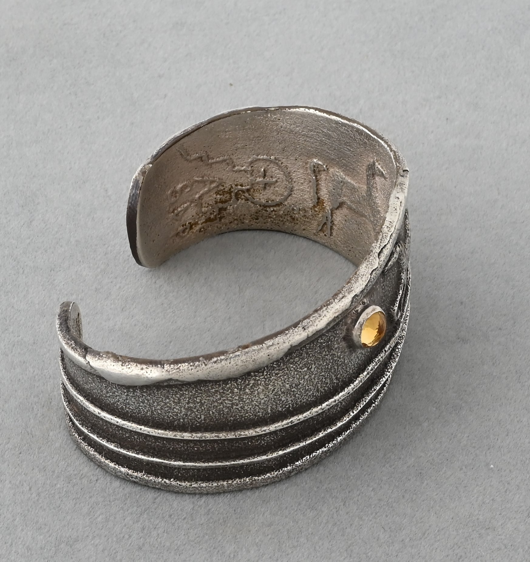 Horse Bracelet with Citrine by Anthony Lovato