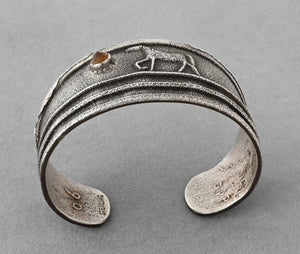 Horse Bracelet with Citrine by Anthony Lovato